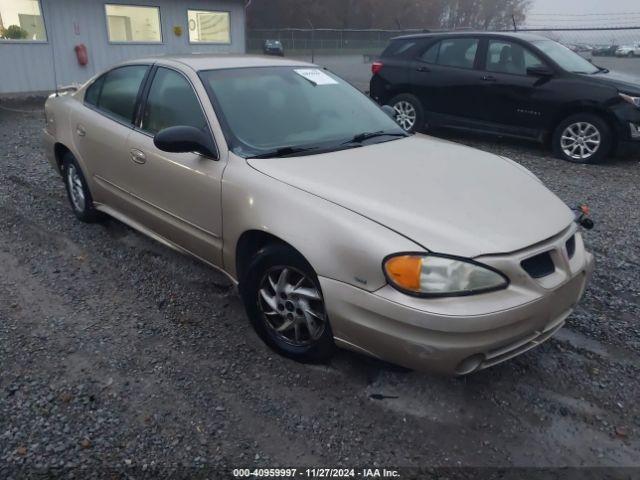  Salvage Pontiac Grand Am