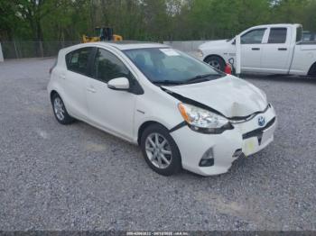  Salvage Toyota Prius c
