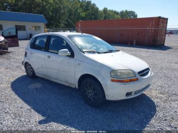  Salvage Chevrolet Aveo