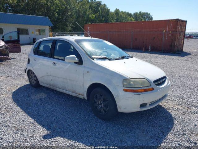  Salvage Chevrolet Aveo