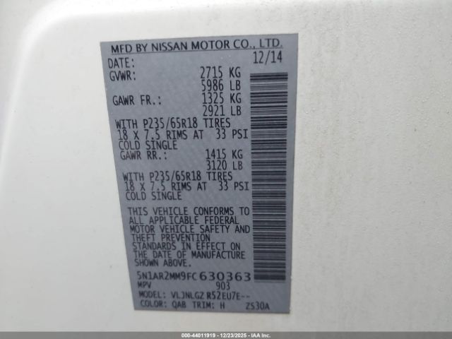 Nissan Pathfinder Sl Image 5