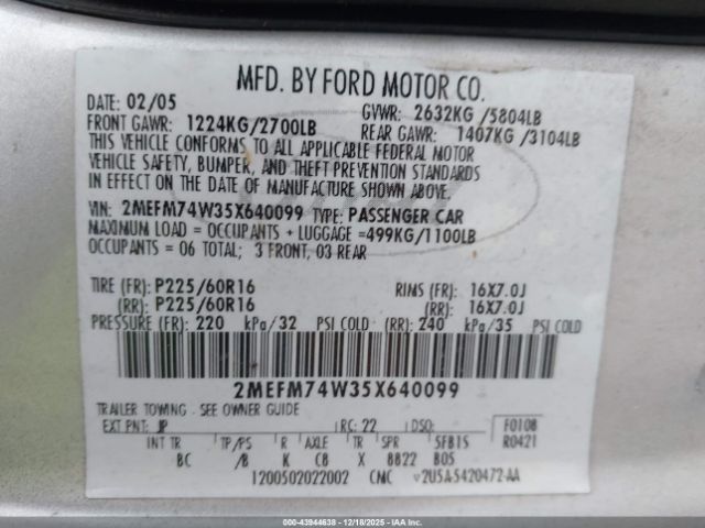 Mercury Grand Marquis Gs Image 3